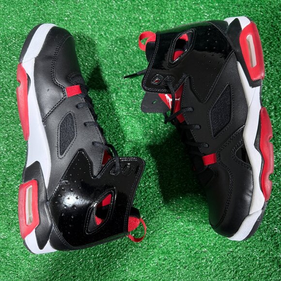 Nike Flight Club 91 Mid GS Basketball Shoes Black Red DM1685-006 NEW Sz 6.5 - Picture 3 of 4